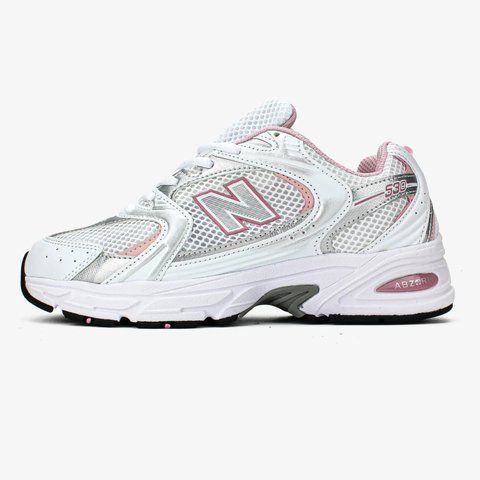New Balance 530 White Silver Pink Mesh VZ20381 фото